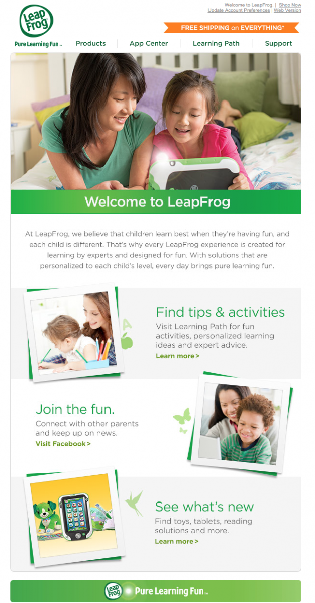 Leap Frog Email