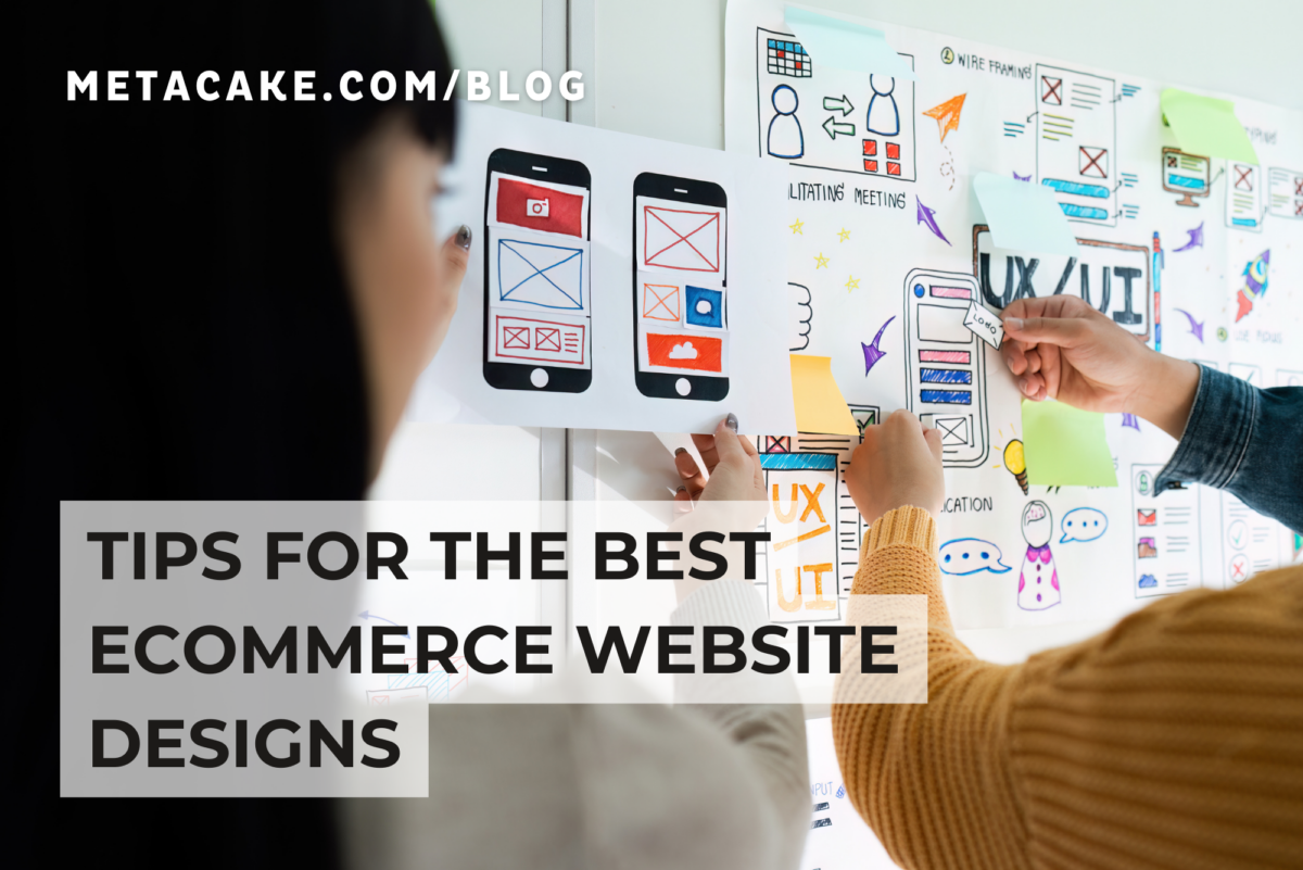 Using tips to create the best ecommerce website design.