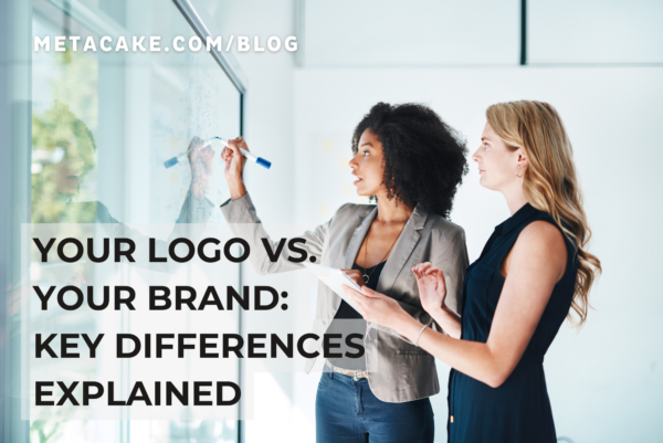 People deciding the key differences between logo vs brand.