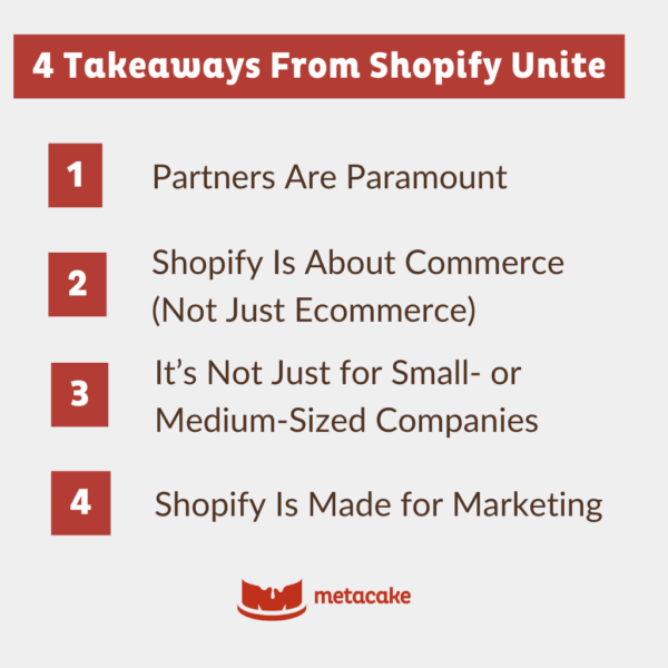 Infographic: TOP TAKEAWAYS FROM SHOPIFY UNITE