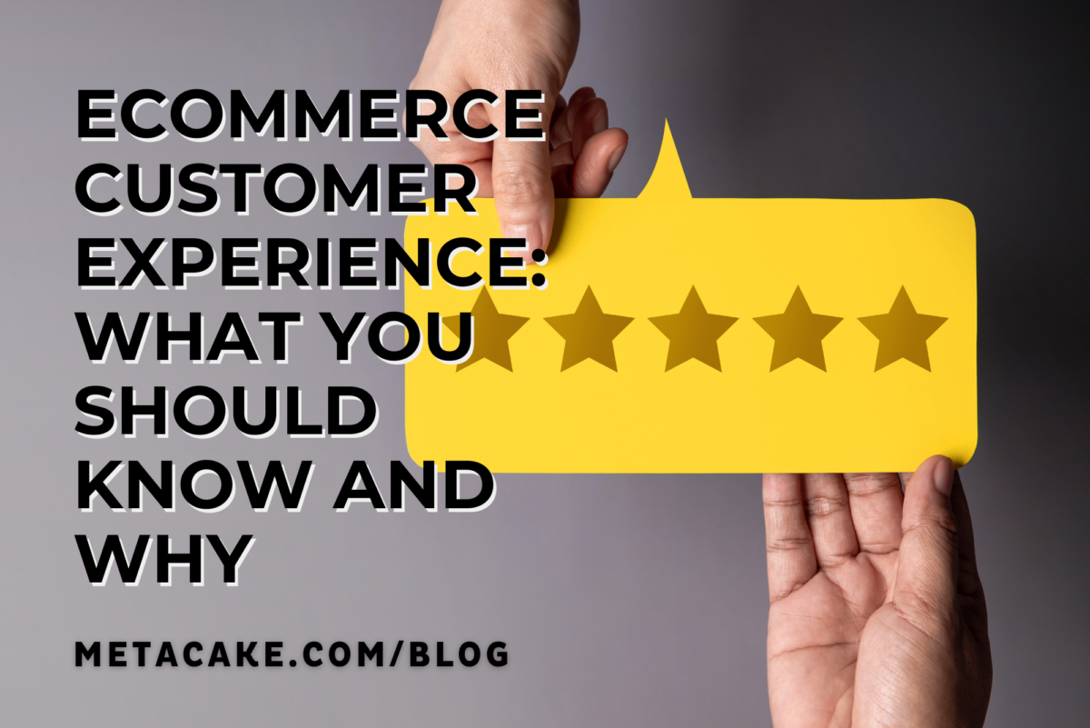 Hands holding a yellow star rating card, highlighting ecommerce customer experience.