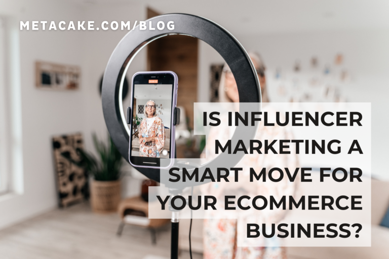 Influencer marketing being used for ecommerce business.