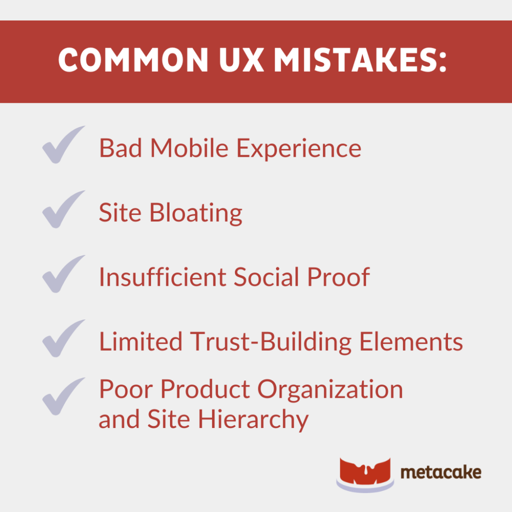 Common UX Mistakes That Are Guaranteed to Cost You Money | Metacake ...