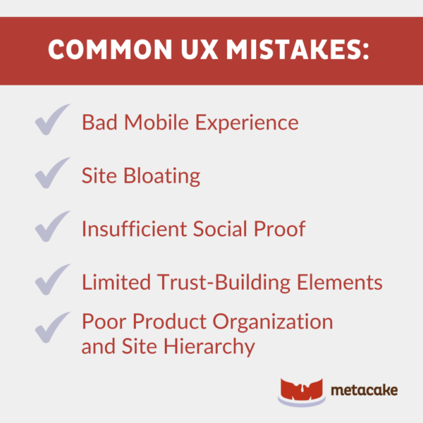 Graphic #2: Common UX Mistakes That Are Guaranteed to Cost You Money