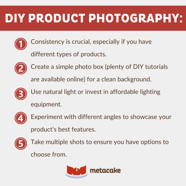Graphic #2: DIY Product Photography: How to Take High-Quality Ecommerce Photos (That Sell)