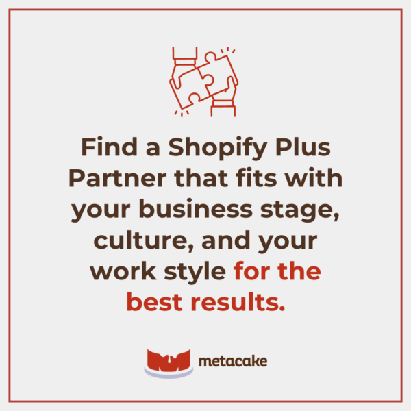 Graphic: 4 Tips When Choosing Shopify Plus Partners