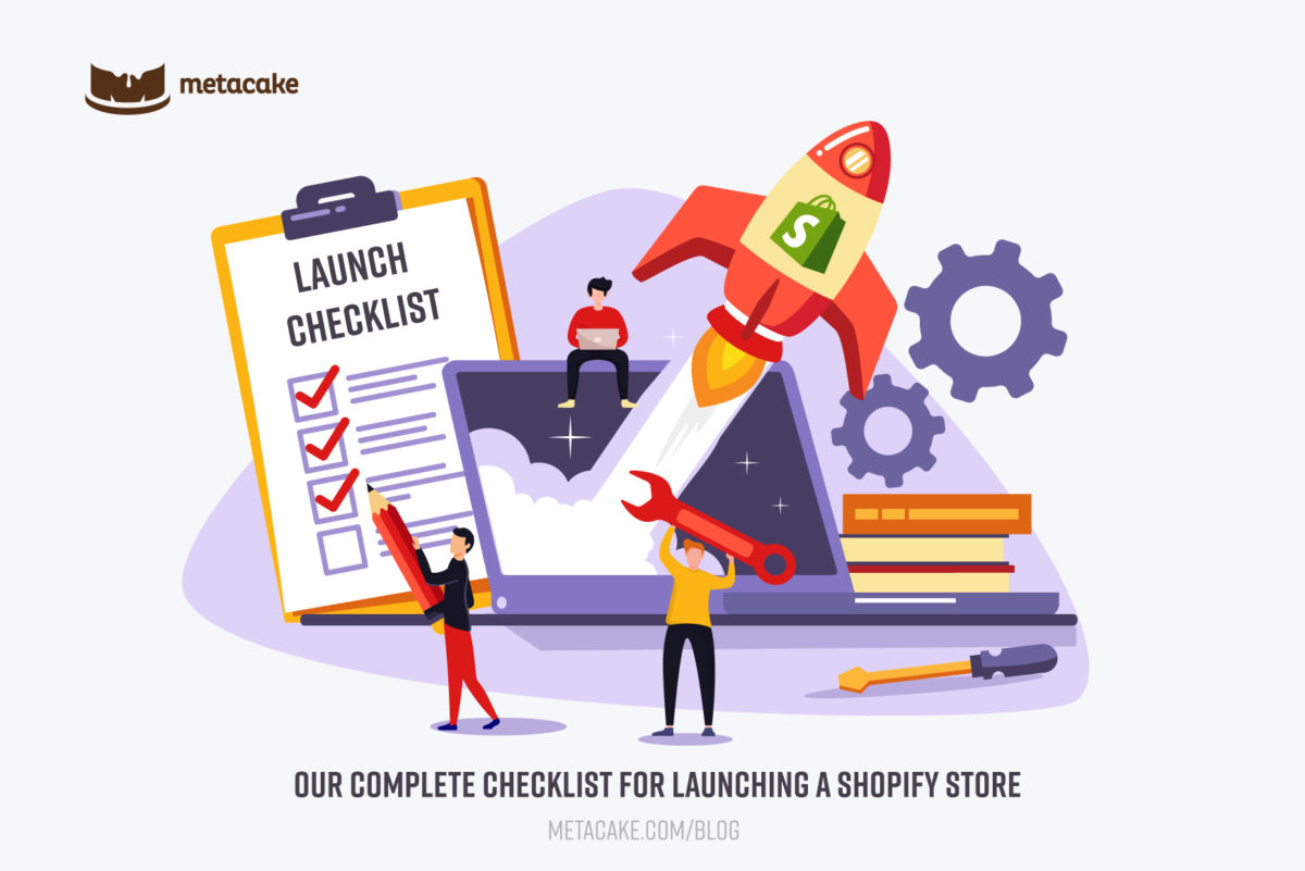 Checklist for launching a Shopify Store Hero Image