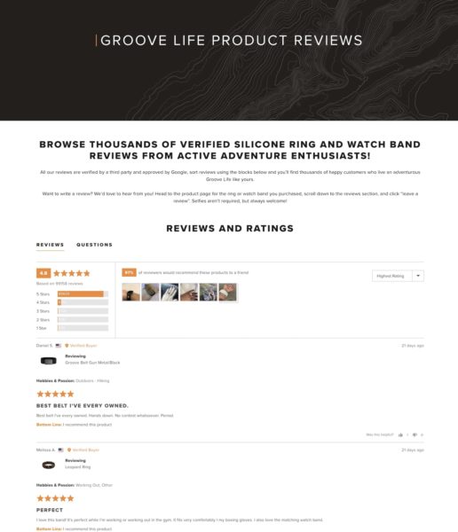 GrooveLife - Customer Reviews