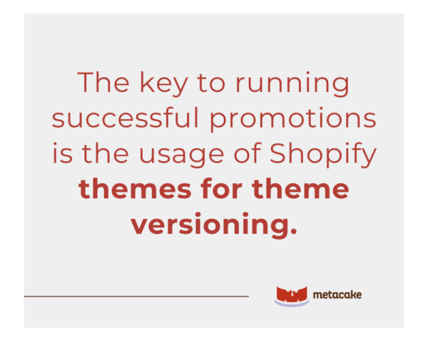 Graphic: Seamless Shopify Promotion: Unlocking the Benefits of Theme Versioning