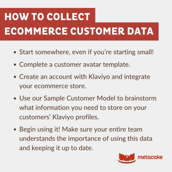 Infographic: WHAT ECOMMERCE CUSTOMER DATA SHOULD YOU ACTUALLY COLLECT?