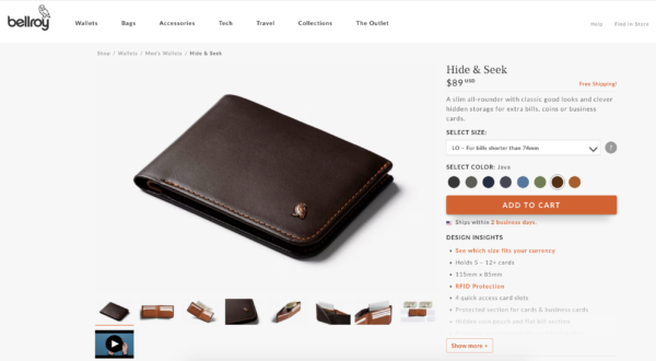 Bellroy Product Images