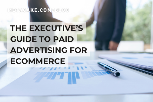 Executive giving a guide for paid advertising for ecommerce.