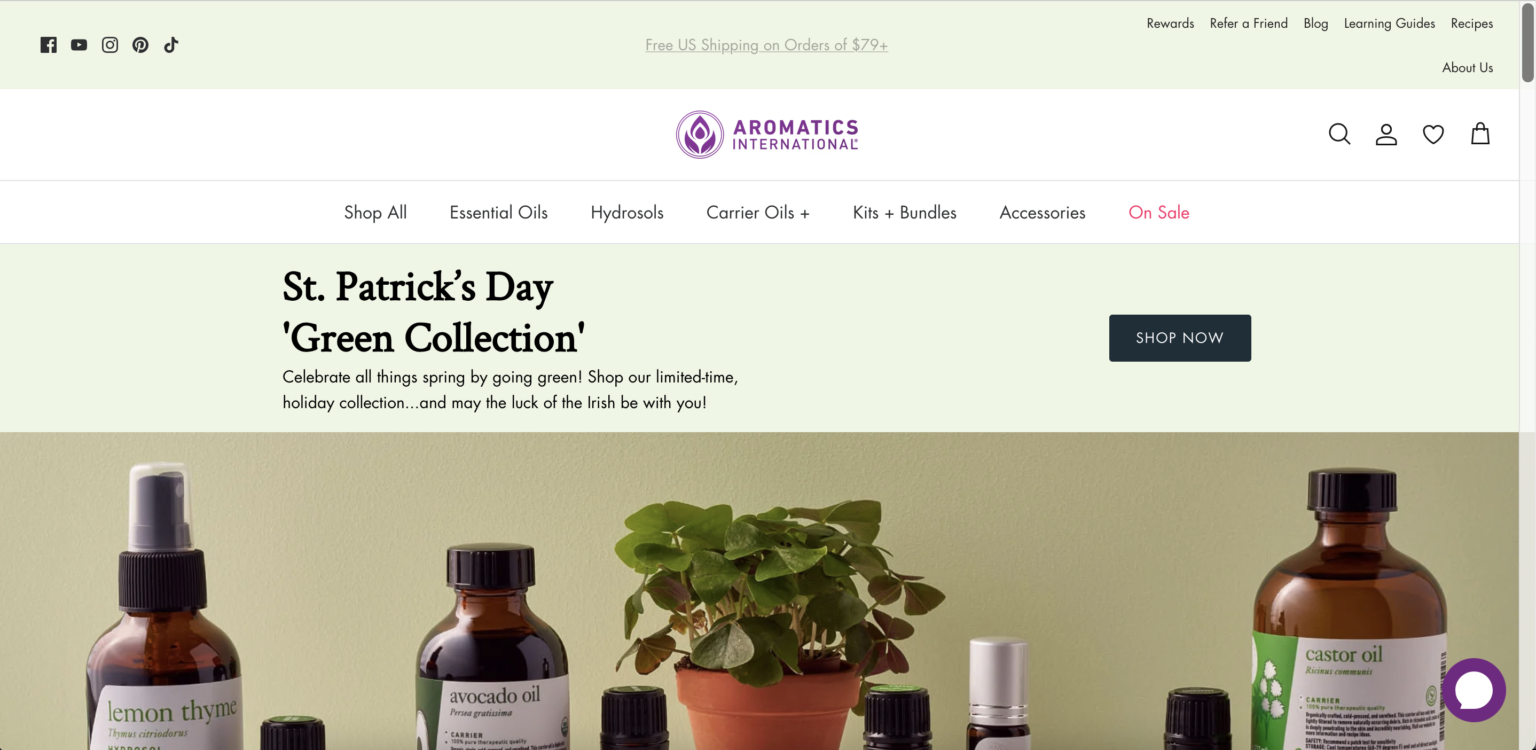 Nav Example from Aromatics International