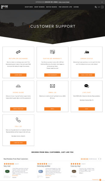 Groove-Customer-Service-Page